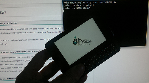 Example app running on a N900